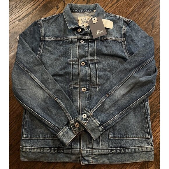 NWT Levis Made and Crafted LMC Type II Worn Trucker Jacket 289430019 Mens Sz M - Picture 1 of 8